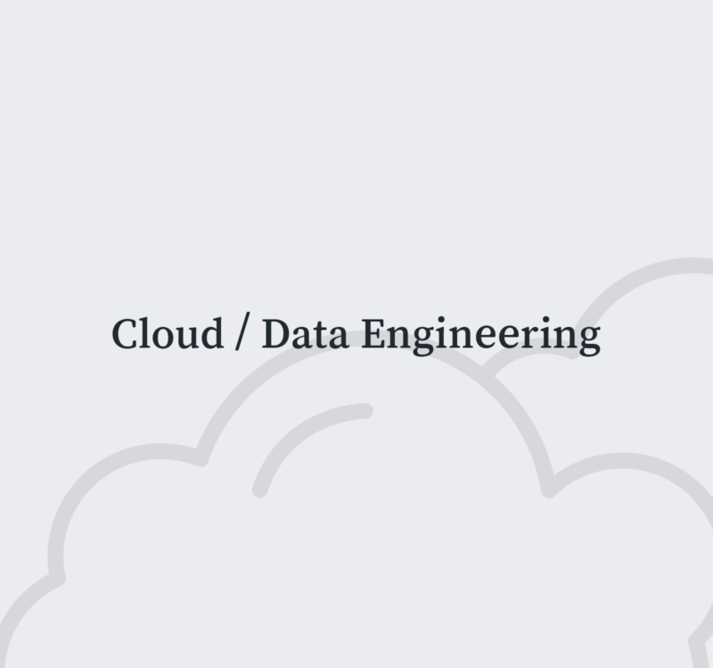 Data Engineering / Cloud